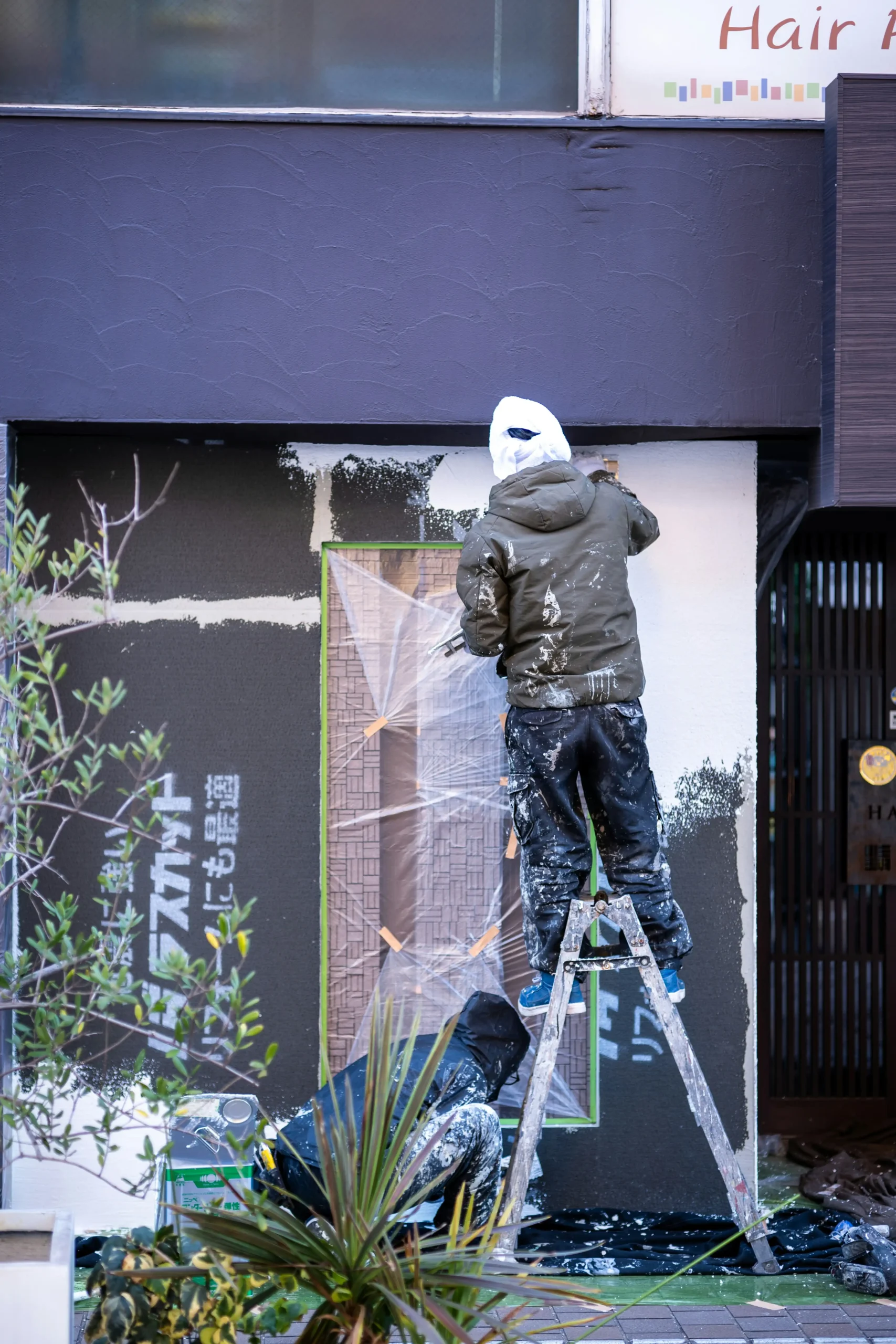 Professional painting and decorating work